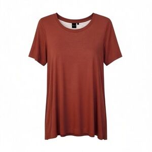 MONA B | Women’s MONA B Reddish Brown Built-In Shirt Over Shirt Style Size Med